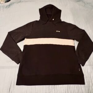 Volcom Single Stone Division hoodie, sz med, blk/grey, nicely used.